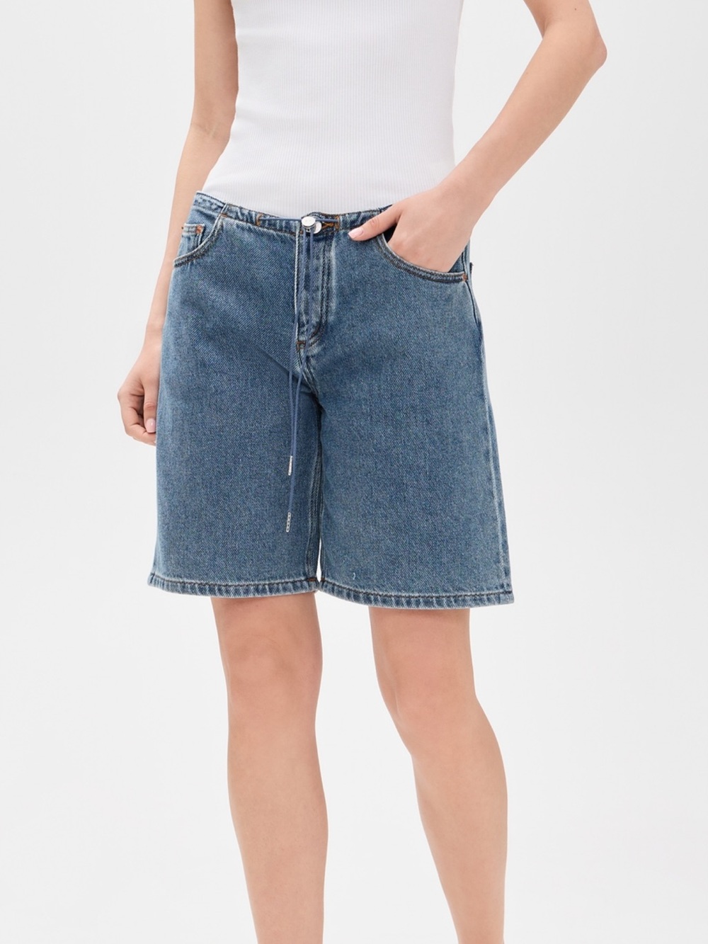 Still Here Cool Shorts in Classic Blue size 24